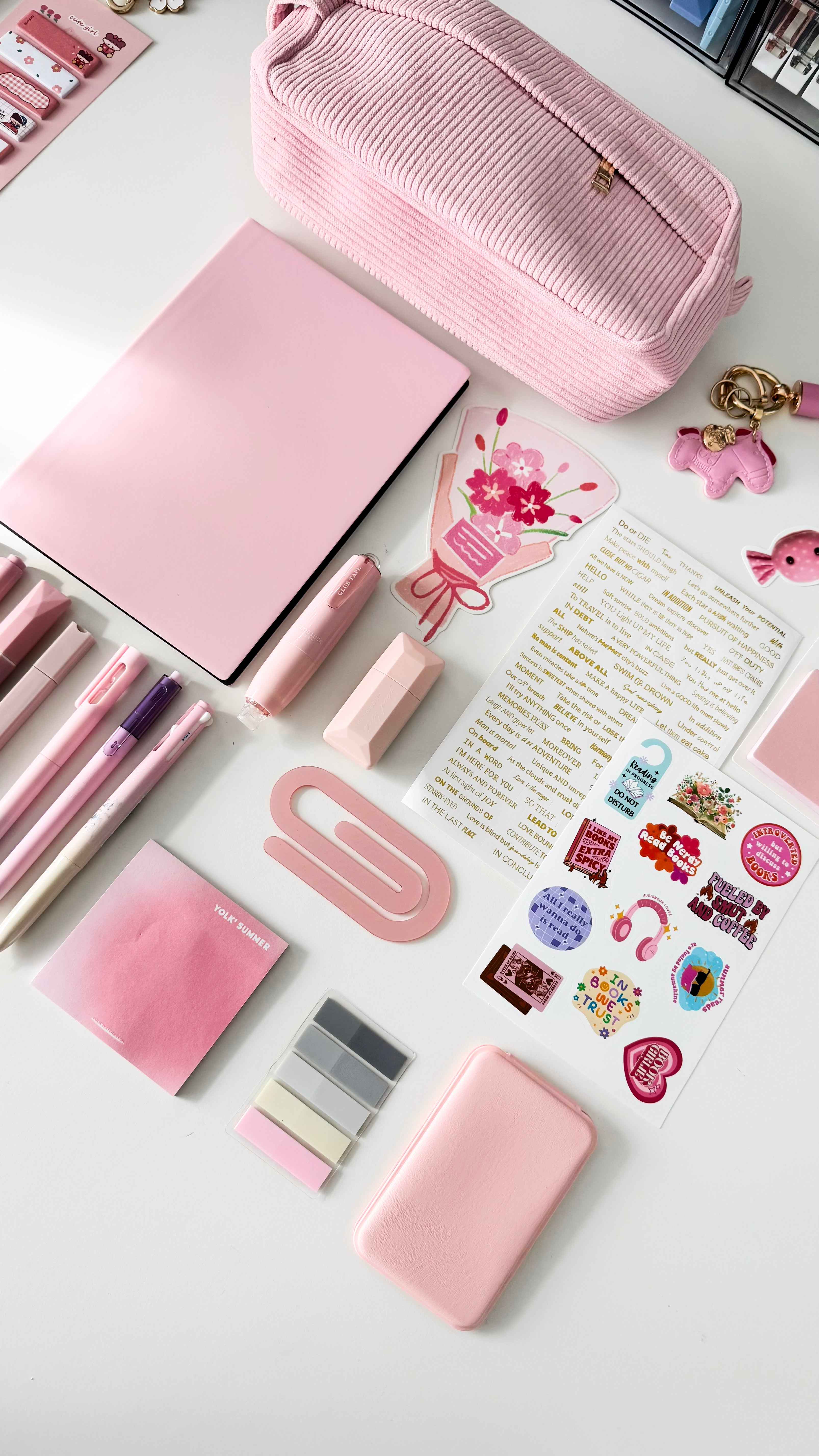 Pink Stationery Gift Bundle – Soft Pink Aesthetic