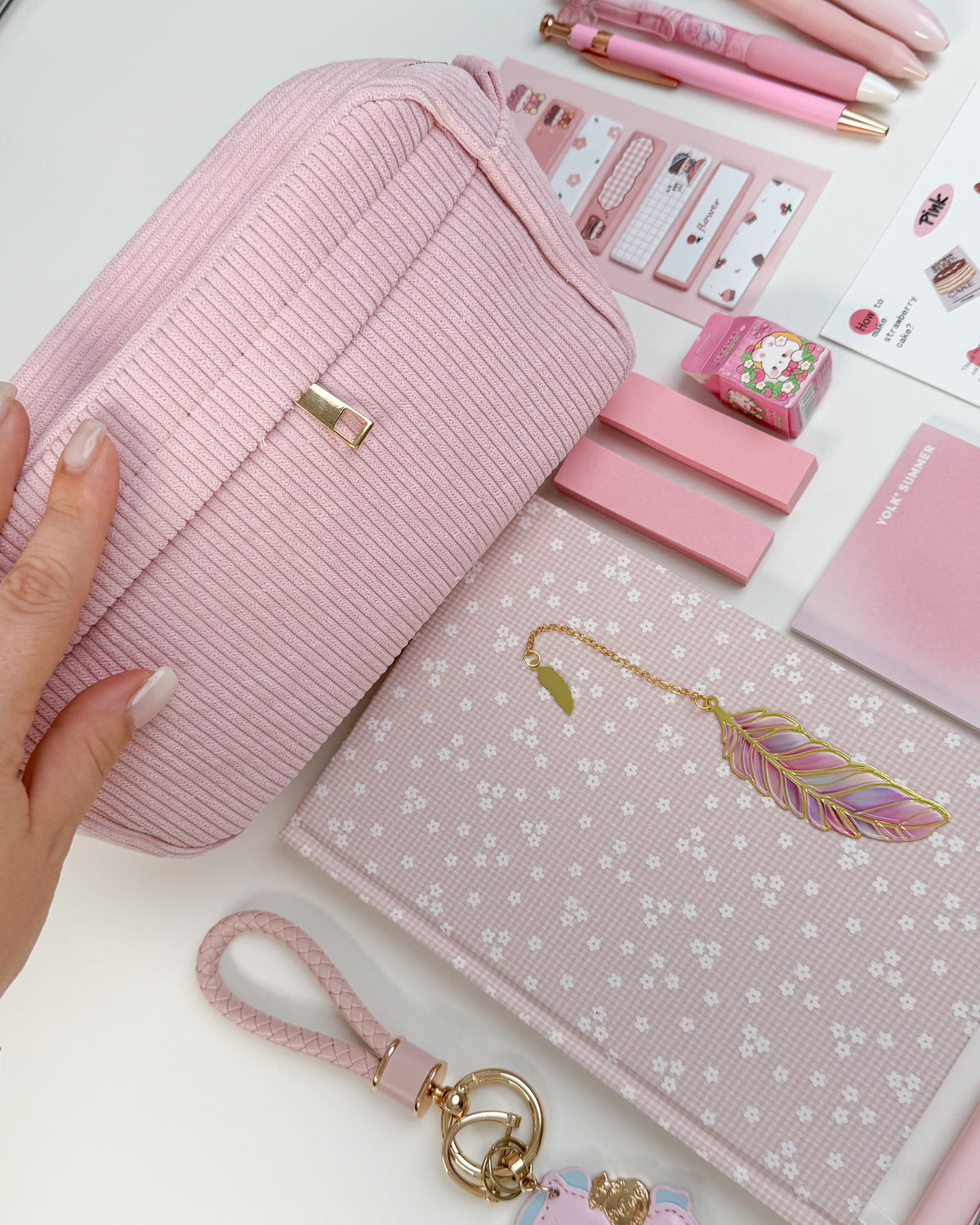 Pink Blossom 🌸 Stationery Gift Bundle / Bookish bundle