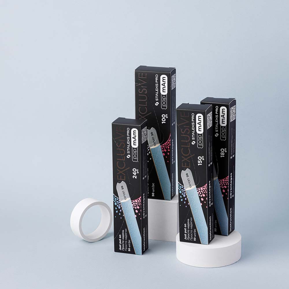 Reusable file 80 grit (50 pack) STALEKS PRO EXPERT